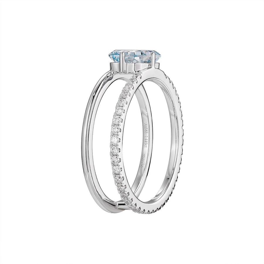 LOVE & ENGAGE Blue Diamond Ring