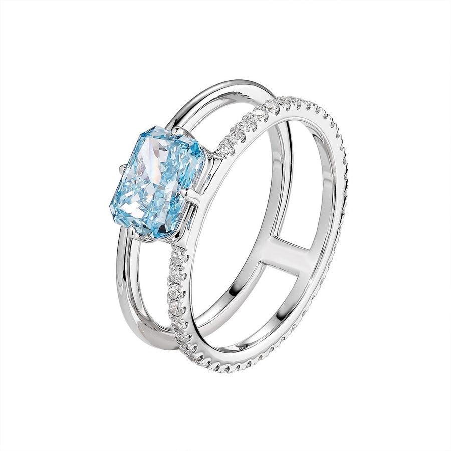 LOVE & ENGAGE Blue Diamond Ring