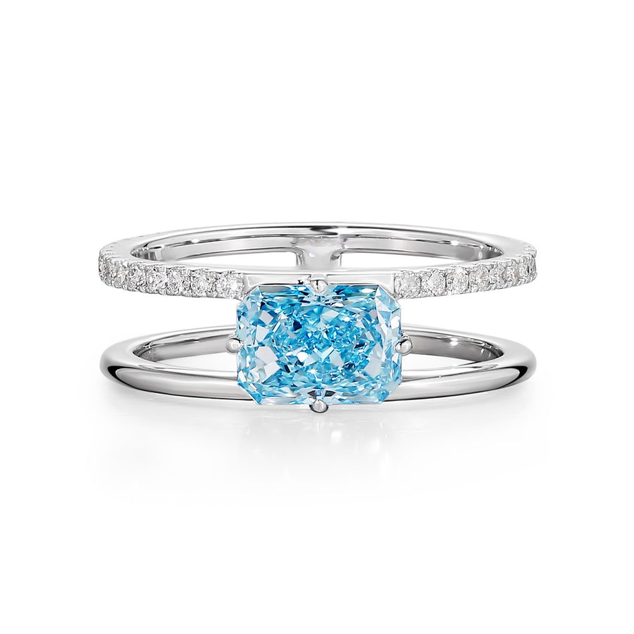 LOVE & ENGAGE Blue Diamond Ring