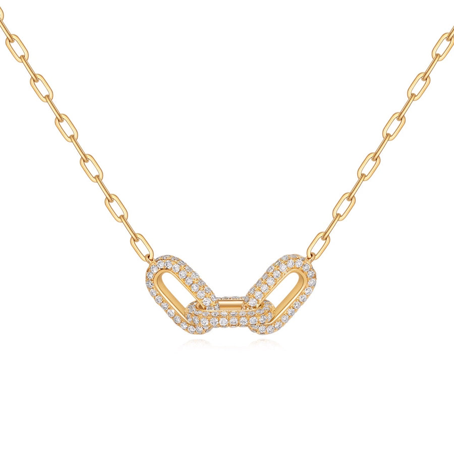 Mavie 18k Family tie Necklace