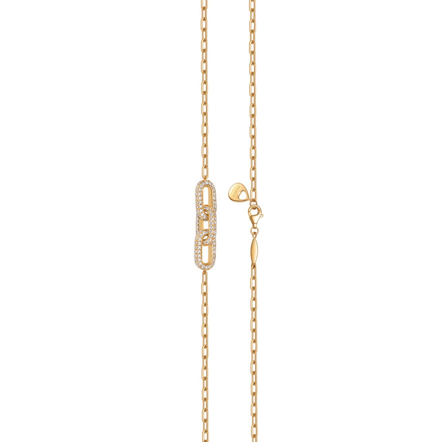 Mavie 18k Family tie Necklace