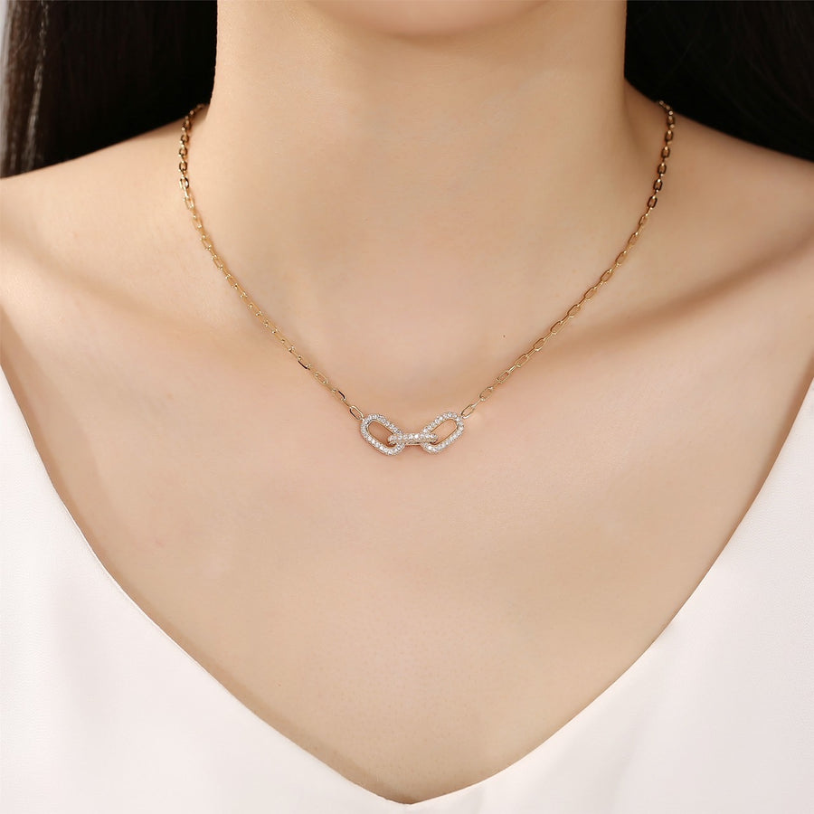 Mavie 18k Family tie Necklace