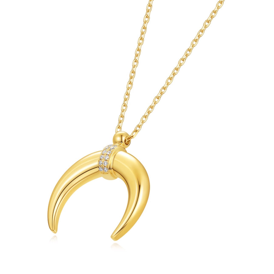 Mavie Crescent Moon Necklace