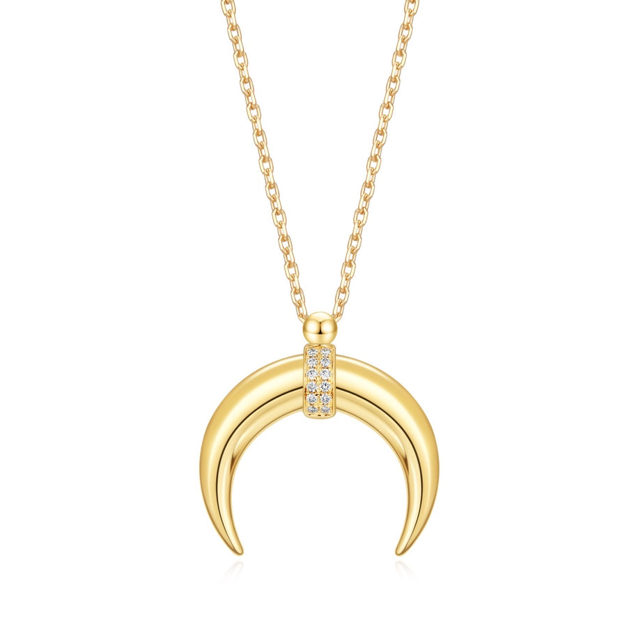 Mavie Crescent Moon Necklace