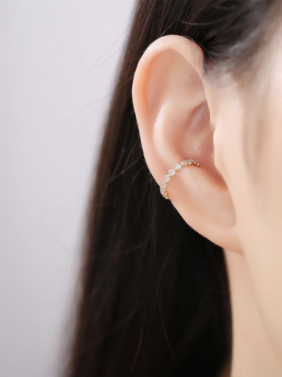 Mavie Diamond Two Ear Cuff